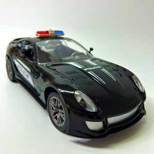 ماشین کنترلی شارژی پلیس مشکی مقیاس 1:16 Remote Control RC Police Car UD2502A_اسباب بازی